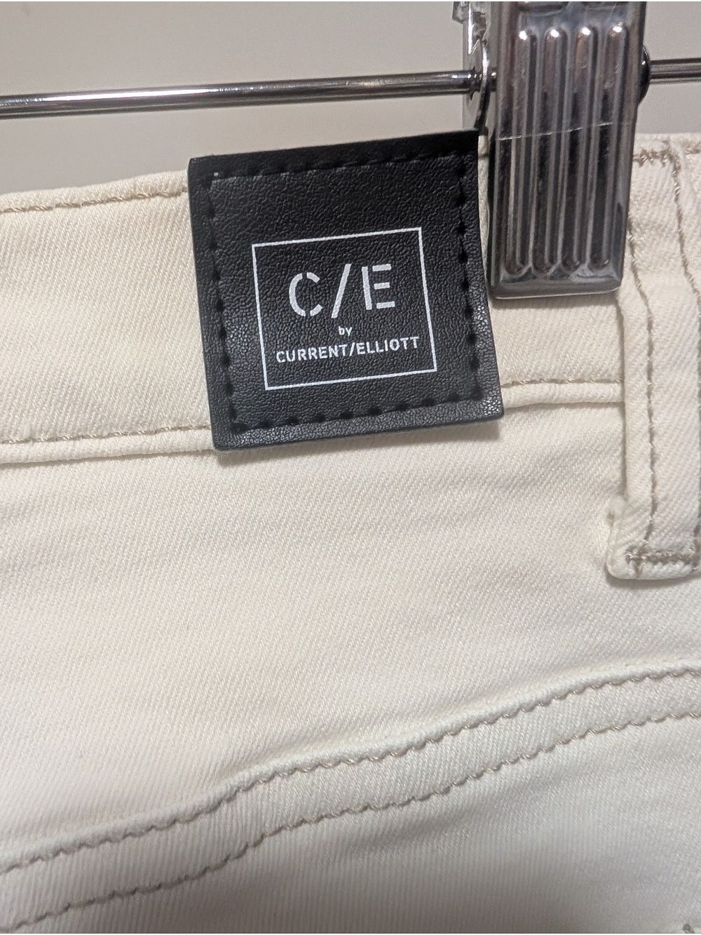 C/E by Current/Elliott | High Rise Flare In Bentonite Ivory - Picture 11 of 13